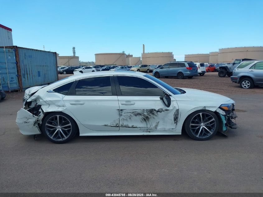 2022 Honda Civic Touring VIN: 2HGFE1F9XNH300429 Lot: 43045785