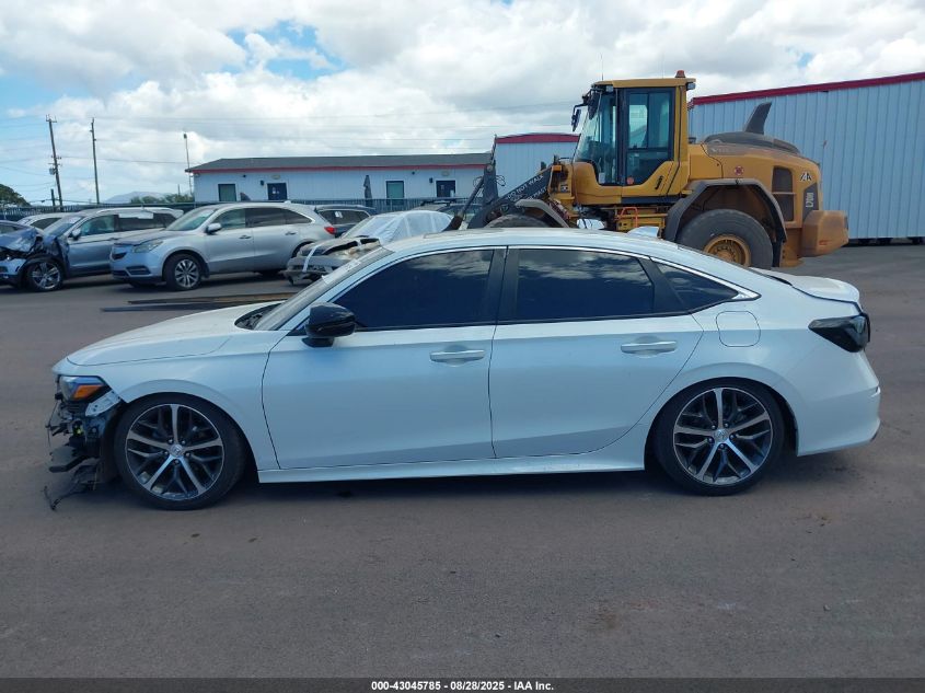 2022 Honda Civic Touring VIN: 2HGFE1F9XNH300429 Lot: 43045785