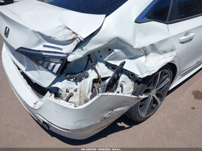 2022 Honda Civic Touring VIN: 2HGFE1F9XNH300429 Lot: 43045785