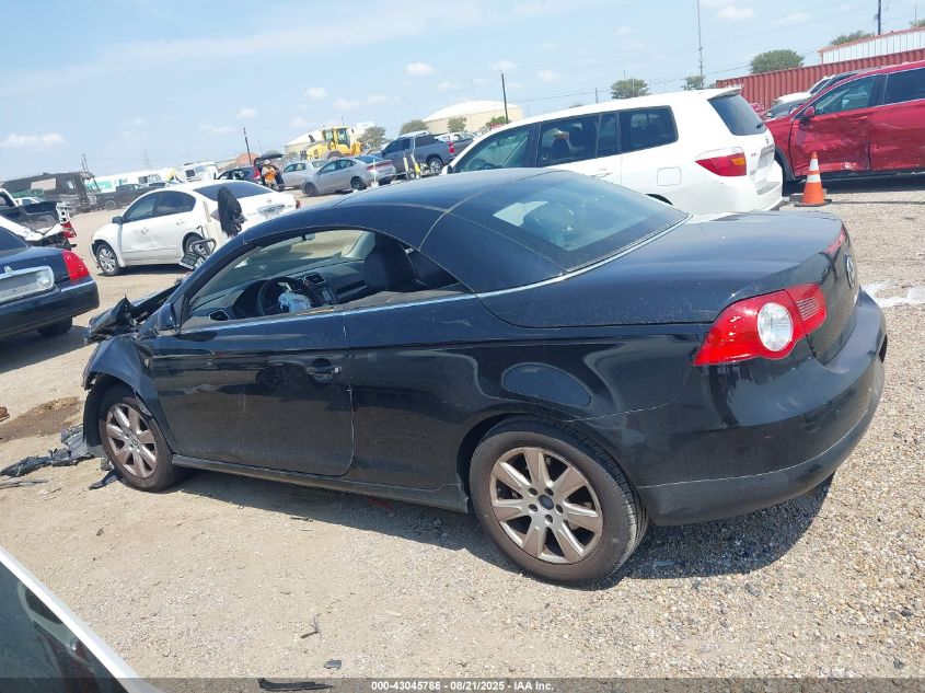 2007 Volkswagen Eos 2.0T VIN: WVWAA71F67V037600 Lot: 43045786