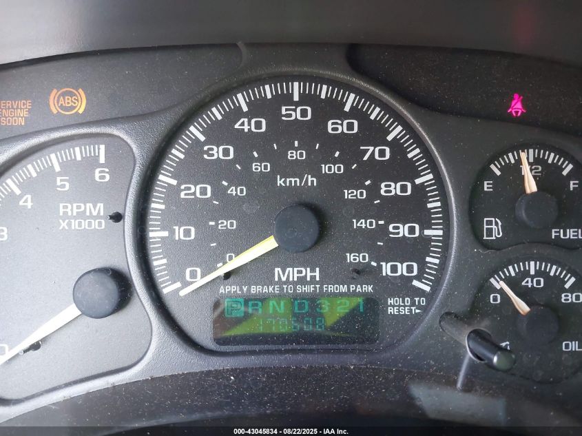 2000 GMC Sierra 1500 Sle VIN: 2GTEK19T4Y1104736 Lot: 43045834