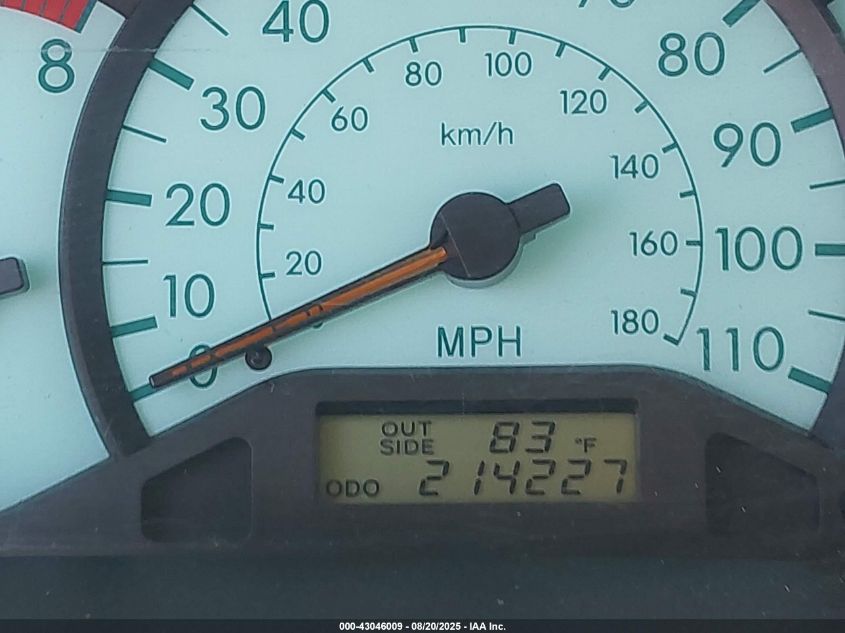 2004 Toyota Corolla Le VIN: JTDBR32E442045333 Lot: 43046009