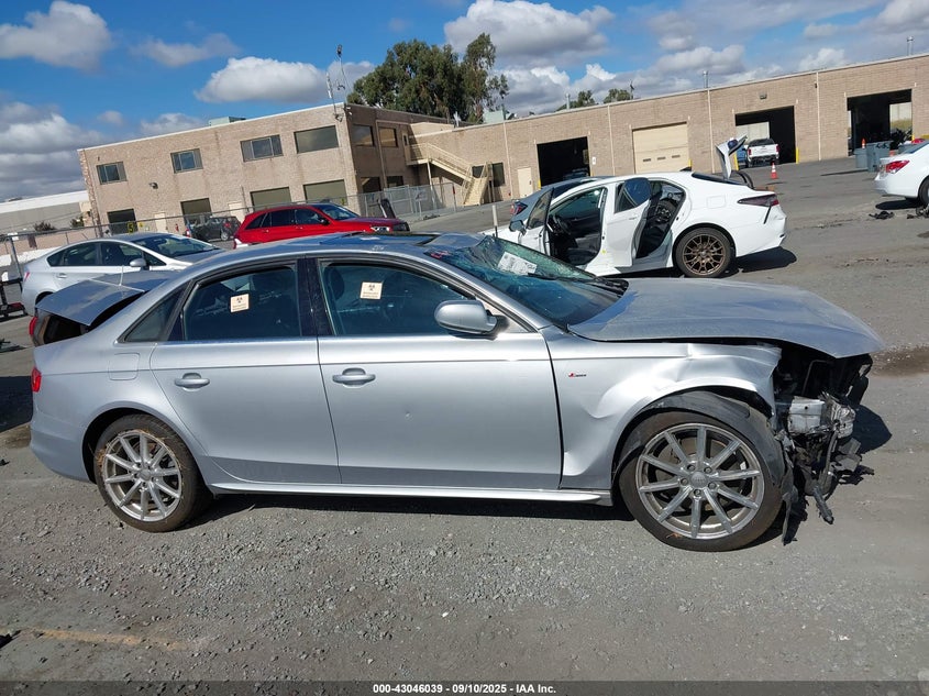 2015 Audi A4 2.0T Premium VIN: WAUFFAFL4FN033768 Lot: 43046039