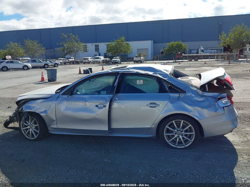 2015 Audi A4 2.0T Premium VIN: WAUFFAFL4FN033768 Lot: 43046039