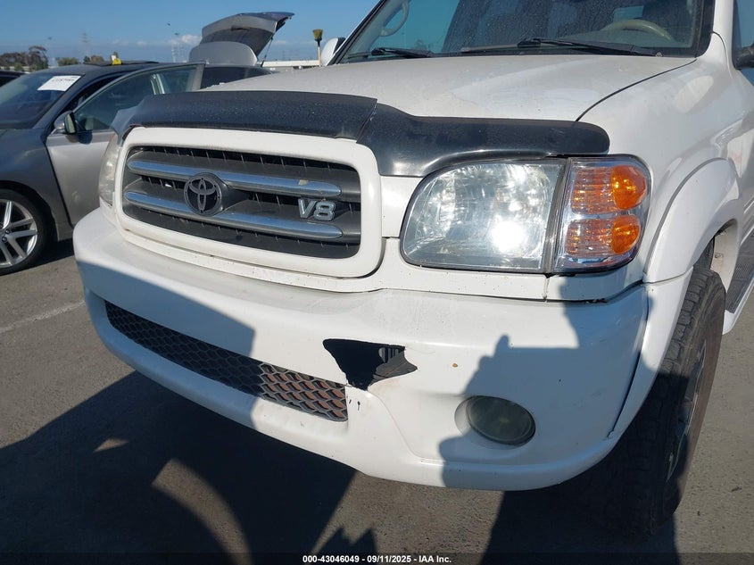 2003 Toyota Sequoia Limited V8 VIN: 5TDBT48A23S152531 Lot: 43046049