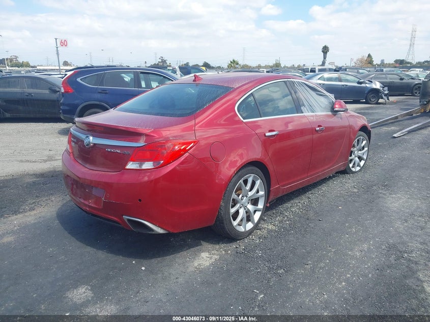 Vin: 2g4gv5gv1c9213334, lot: 43540217, buick regal gs 20124