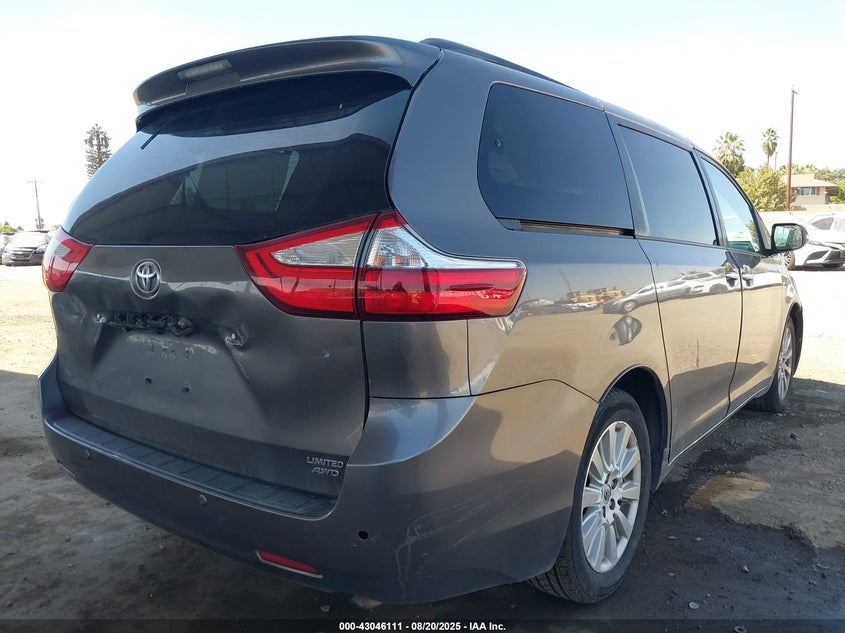 2016 Toyota Sienna Limited 7 Passenger VIN: 5TDDK3DC4GS137600 Lot: 43046111