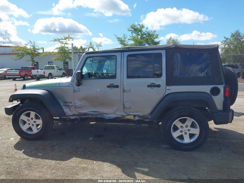 2014 JEEP WRANGLER UNLIMITED SPORT - 1C4BJWDG2EL269350