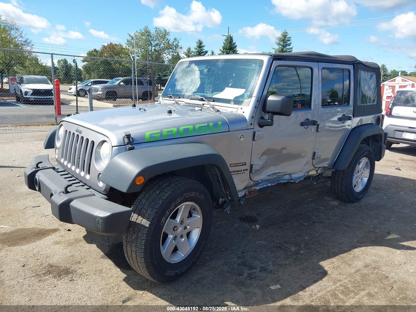 2014 JEEP WRANGLER UNLIMITED SPORT - 1C4BJWDG2EL269350