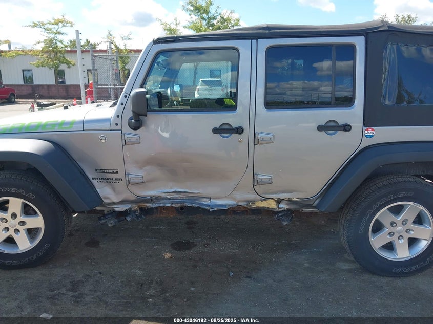 2014 JEEP WRANGLER UNLIMITED SPORT - 1C4BJWDG2EL269350
