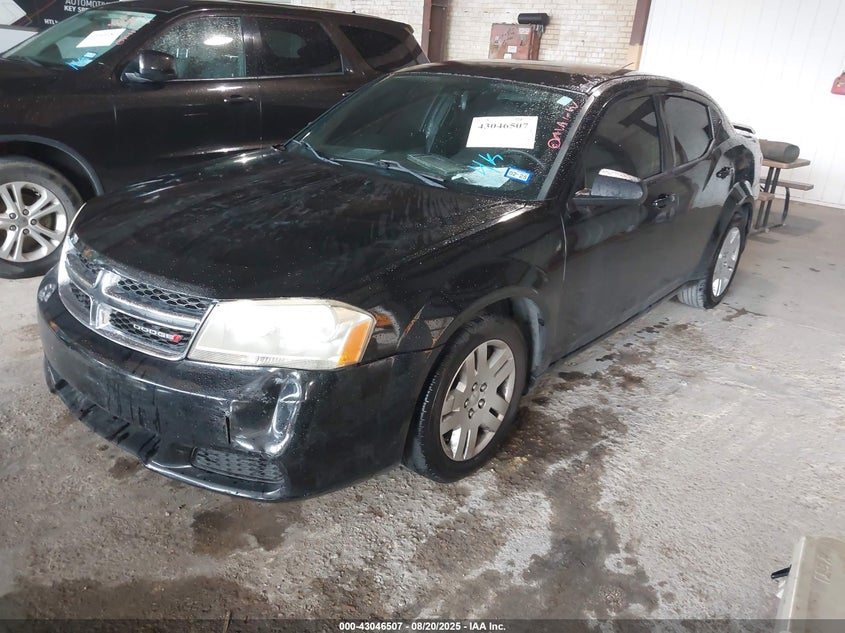 Vin: 1c3cdzab8cn311080, lot: 43540665, dodge avenger se 20122