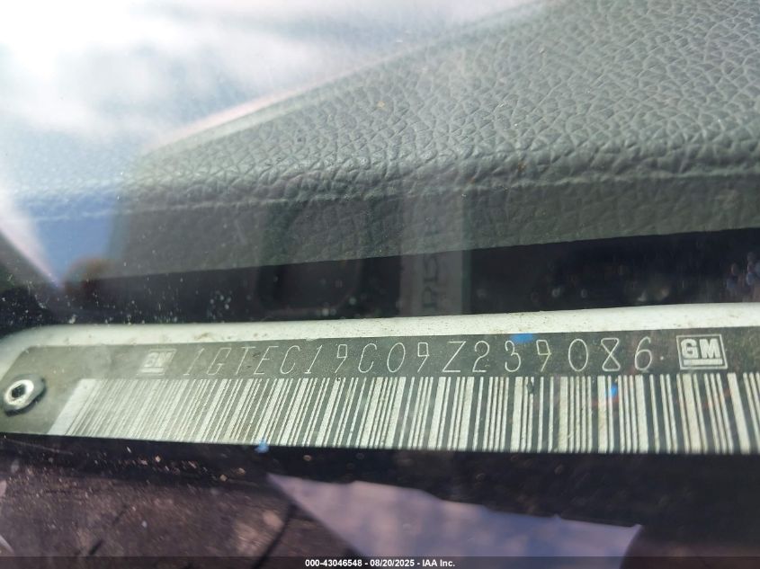 2009 GMC Sierra 1500 Work Truck VIN: 1GTEC19C09Z239086 Lot: 43046548