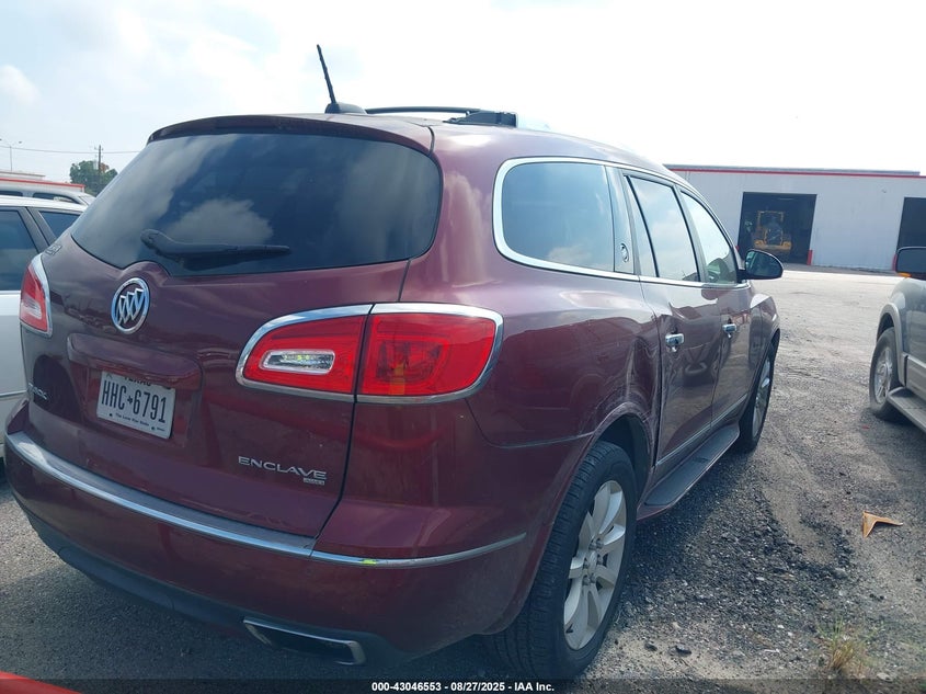 Vin: 5gakvckd2gj286967, lot: 43540711, buick enclave premium 20164