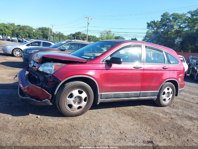 2009 Honda Cr-V Lx VIN: 5J6RE48379L002476 Lot: 43046814