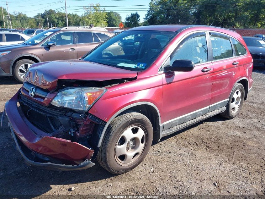 2009 Honda Cr-V Lx VIN: 5J6RE48379L002476 Lot: 43046814
