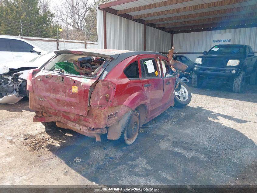 1B3HB48B67D307106 2007 DODGE CALIBER photo no. 4