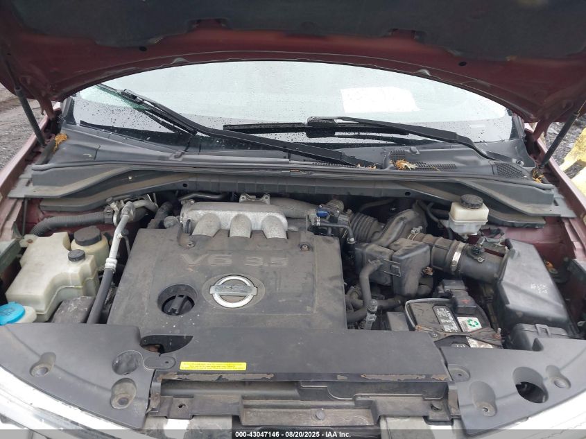 2007 Nissan Murano Sl VIN: JN8AZ08W47W606254 Lot: 43047146