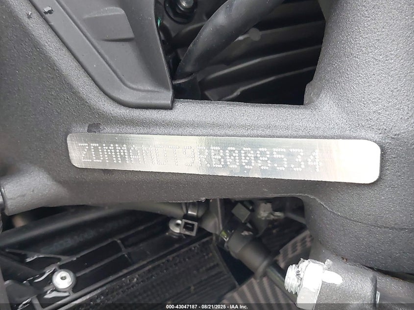 2024 Ducati Monster VIN: ZDMMAMDT9RB008534 Lot: 43047187