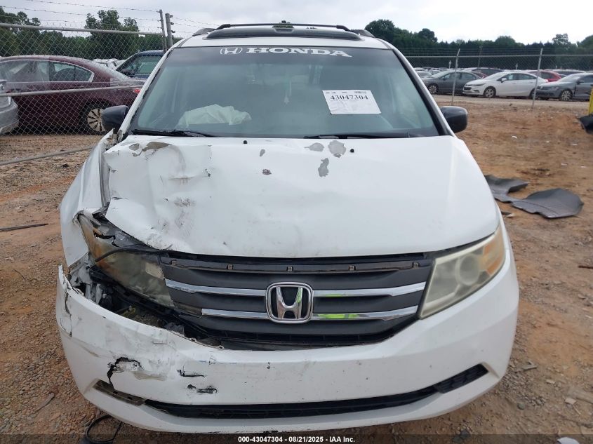2011 Honda Odyssey Ex-L VIN: 5FNRL5H66BB057408 Lot: 43047304