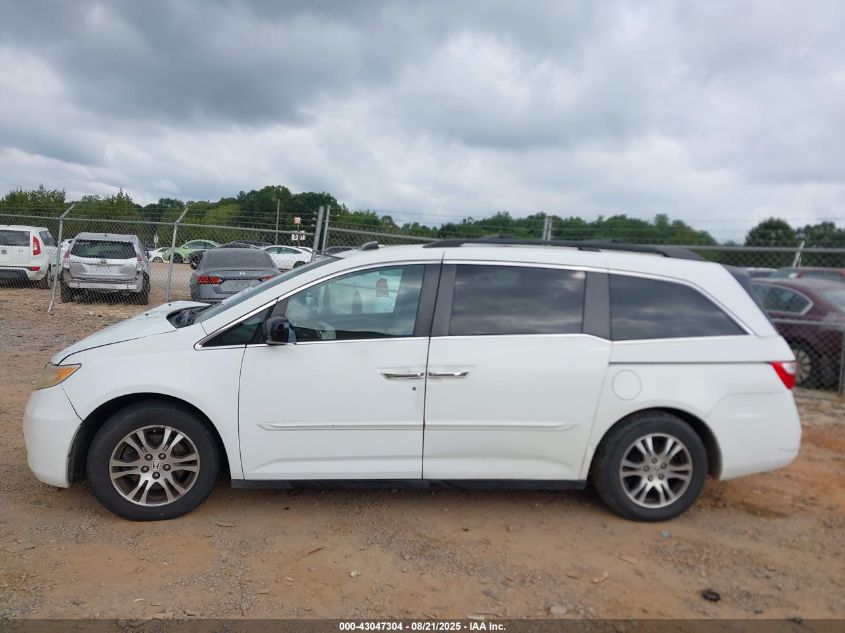 2011 Honda Odyssey Ex-L VIN: 5FNRL5H66BB057408 Lot: 43047304