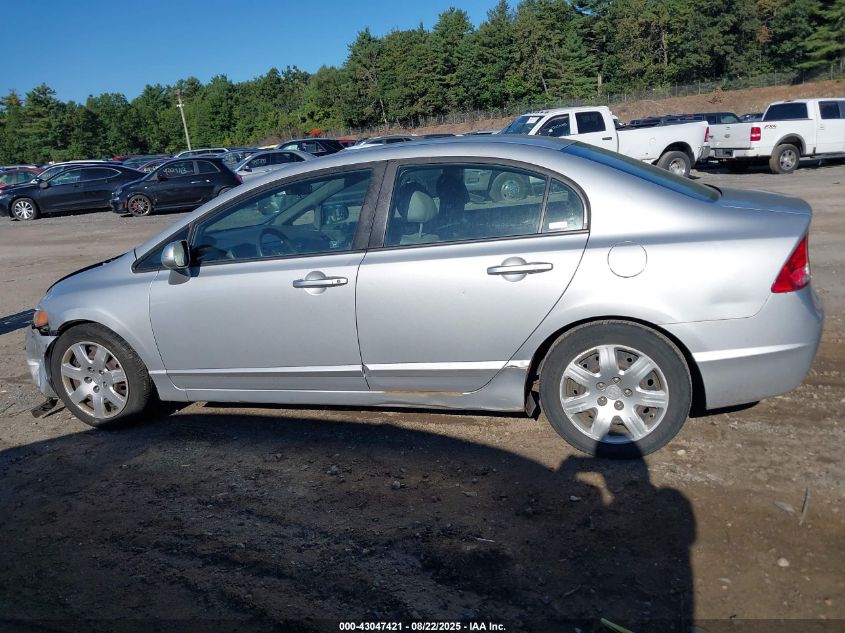 2008 Honda Civic Lx VIN: 1HGFA16538L063623 Lot: 43047421