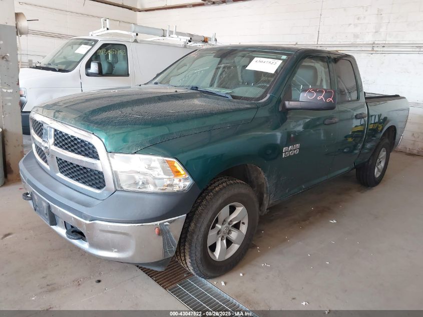 2018 Ram 1500 Tradesman 4X4 6'4 Box VIN: 1C6RR7FGXJS314598 Lot: 43047522