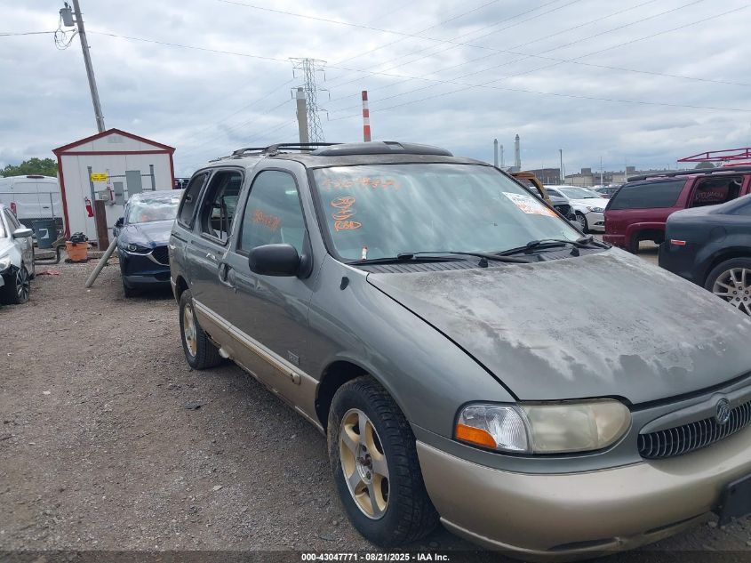 1999 Mercury Villager Estate/Sport VIN: 4M2XV11T8XDJ29857 Lot: 43047771