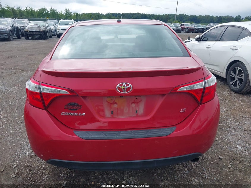 2016 Toyota Corolla S Premium VIN: 2T1BURHE9GC716249 Lot: 43047841