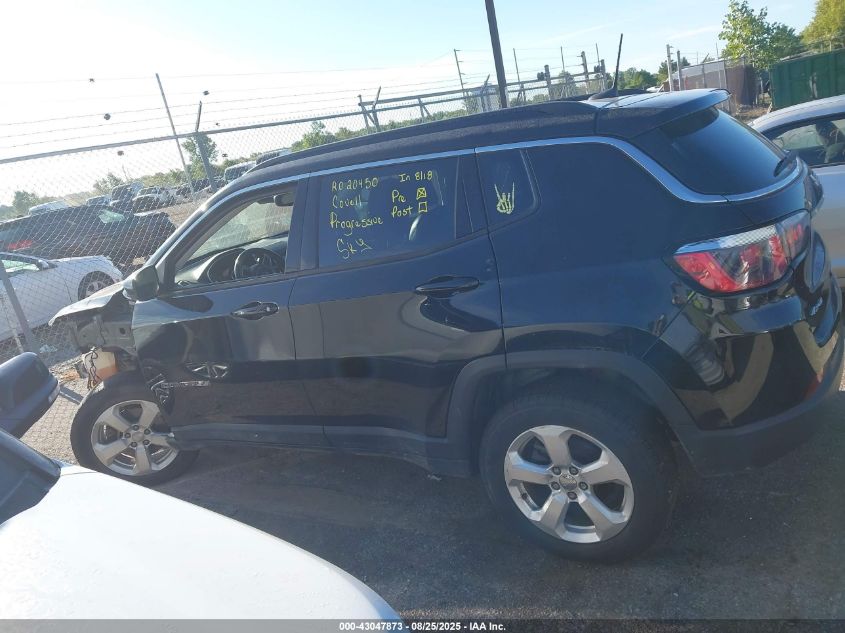 2018 Jeep Compass Latitude 4X4 VIN: 3C4NJDBBXJT139131 Lot: 43047873