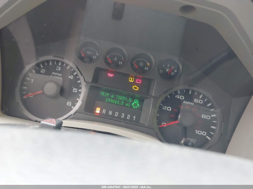 2009 Ford F-250 Xl/Xlt VIN: 1FTNF20599EB29799 Lot: 43047947