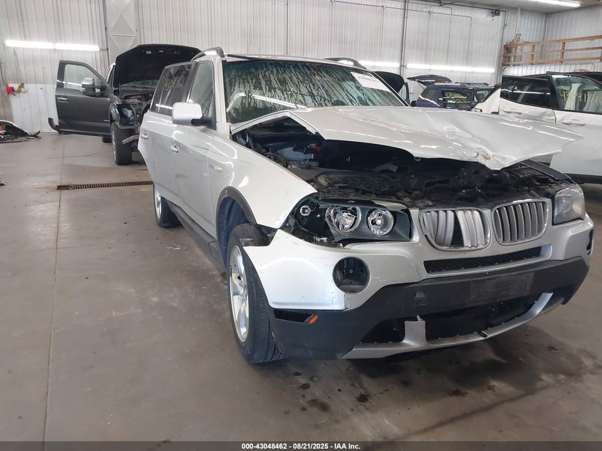 2008 BMW X3 3.0Si silver other gasoline WBXPC93428WJ06728 photo #1