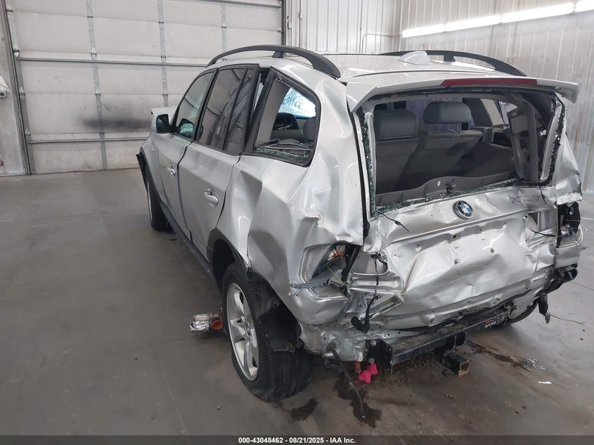2008 BMW X3 3.0Si silver other gasoline WBXPC93428WJ06728 photo #4