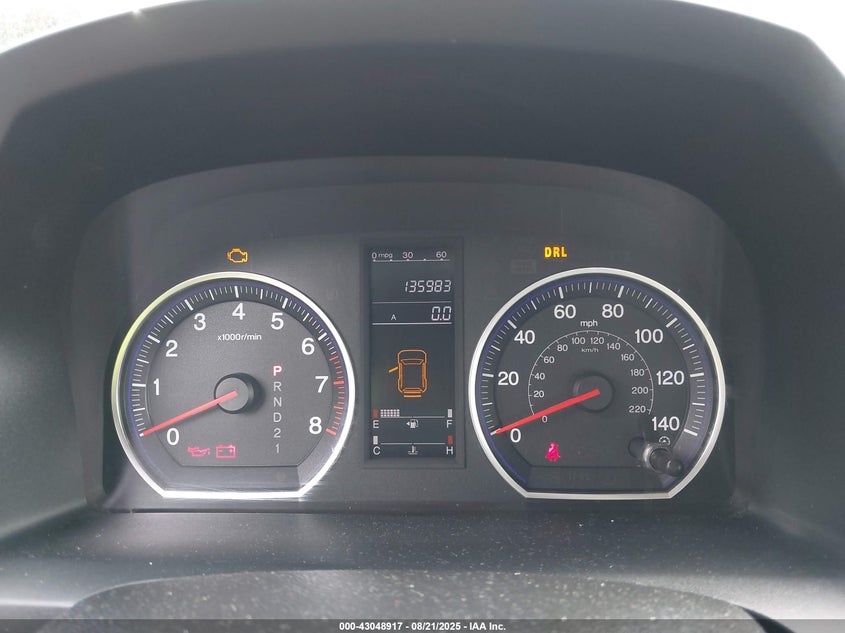 2009 Honda Cr-V Lx VIN: JHLRE48369C013784 Lot: 43048917