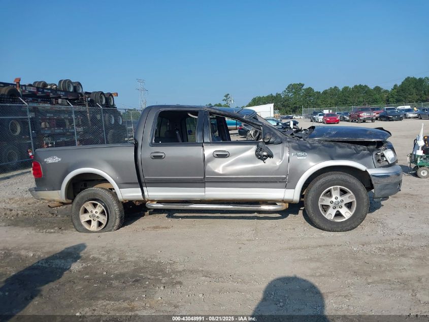 2002 Ford F-150 Lariat/Xlt VIN: 1FTRW08L82KD62539 Lot: 43048991