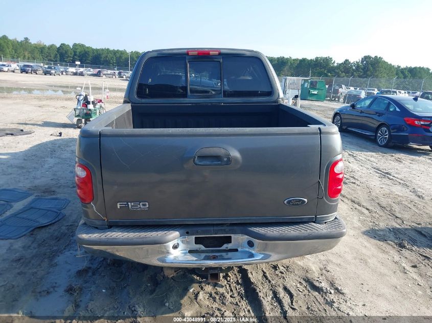 2002 Ford F-150 Lariat/Xlt VIN: 1FTRW08L82KD62539 Lot: 43048991