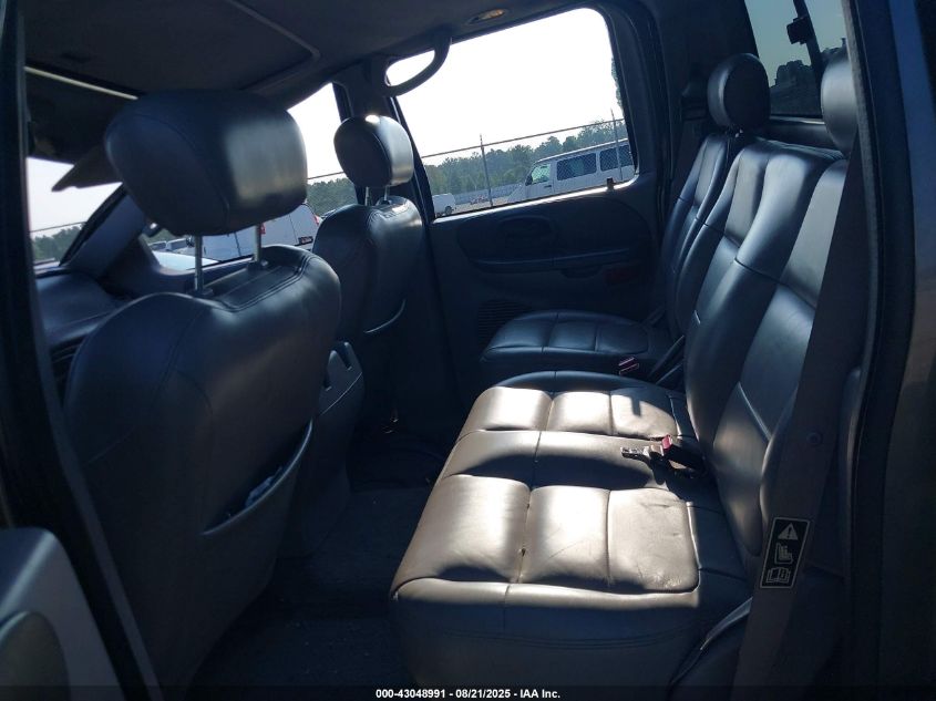 2002 Ford F-150 Lariat/Xlt VIN: 1FTRW08L82KD62539 Lot: 43048991