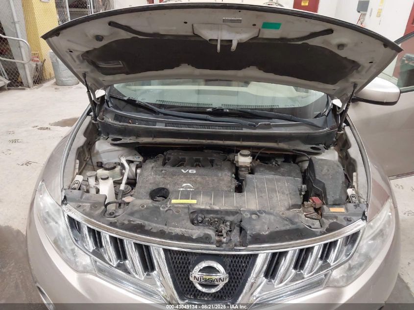 2010 Nissan Murano Le VIN: JN8AZ1MW0AW132192 Lot: 43049134