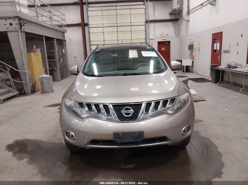 2010 Nissan Murano Le VIN: JN8AZ1MW0AW132192 Lot: 43049134