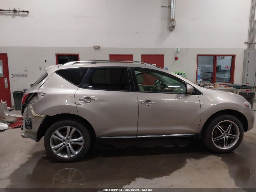 2010 Nissan Murano Le VIN: JN8AZ1MW0AW132192 Lot: 43049134
