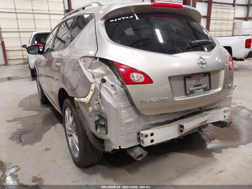 2010 Nissan Murano Le VIN: JN8AZ1MW0AW132192 Lot: 43049134