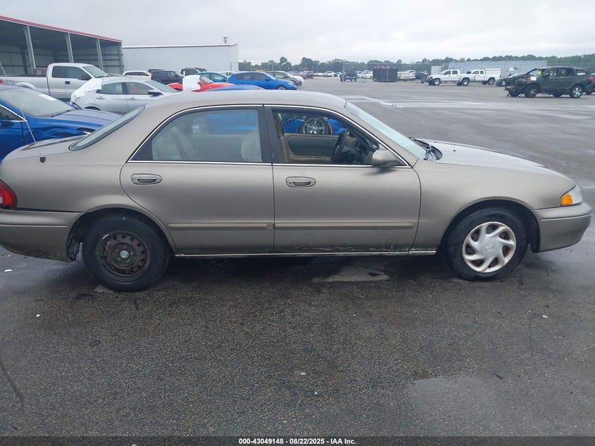 1998 Mazda 626 Dx/Lx VIN: 1YVGF22CXW5736434 Lot: 43049148