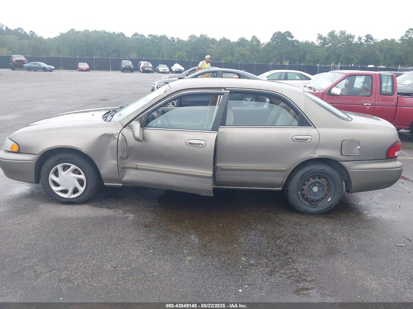 1998 Mazda 626 Dx/Lx VIN: 1YVGF22CXW5736434 Lot: 43049148