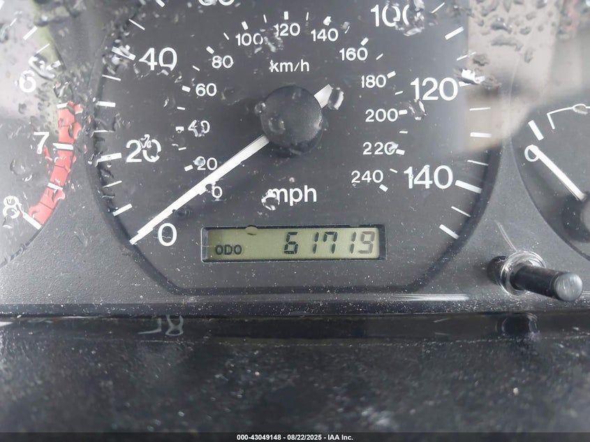 1998 Mazda 626 Dx/Lx VIN: 1YVGF22CXW5736434 Lot: 43049148