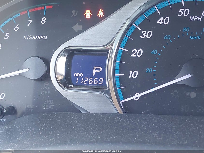 2011 Toyota Sienna Xle V6 VIN: 5TDYK3DC5BS042652 Lot: 43049181