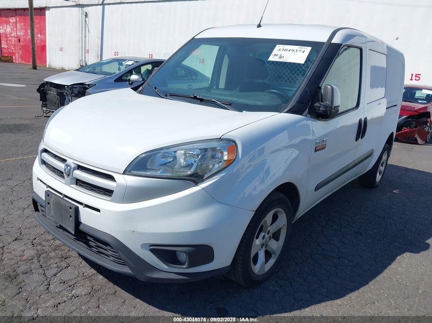 Vin: zfberfbtxf6954057, lot: 43543535, ram promaster city tradesman slt 20152