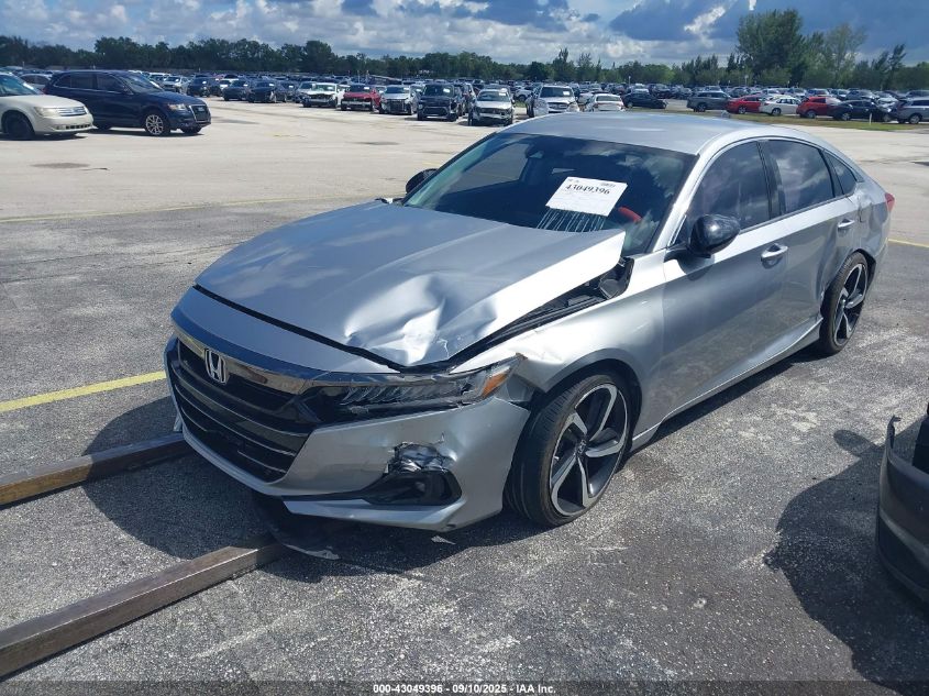 2021 Honda Accord Sport Special Edition VIN: 1HGCV1F40MA043950 Lot: 43049396