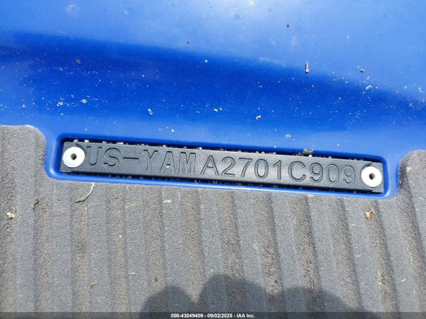 2009 Yamaha Waverunner VIN: 1MDCDYJ169A432643 Lot: 43049406