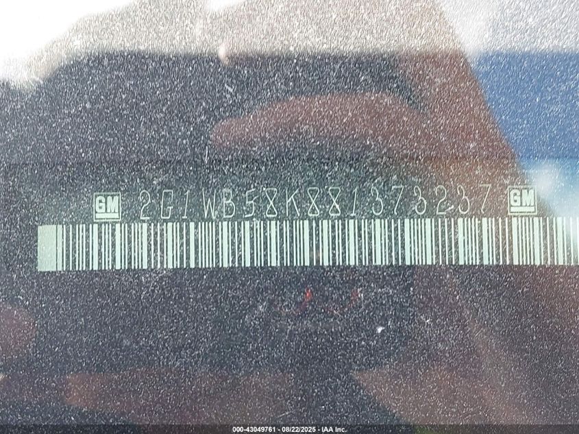 2008 Chevrolet Impala Ls VIN: 2G1WB58K881373237 Lot: 43049761