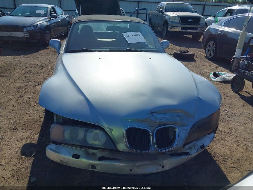1996 BMW Z3 1.9 VIN: 4USCH7323TLB68811 Lot: 43049821