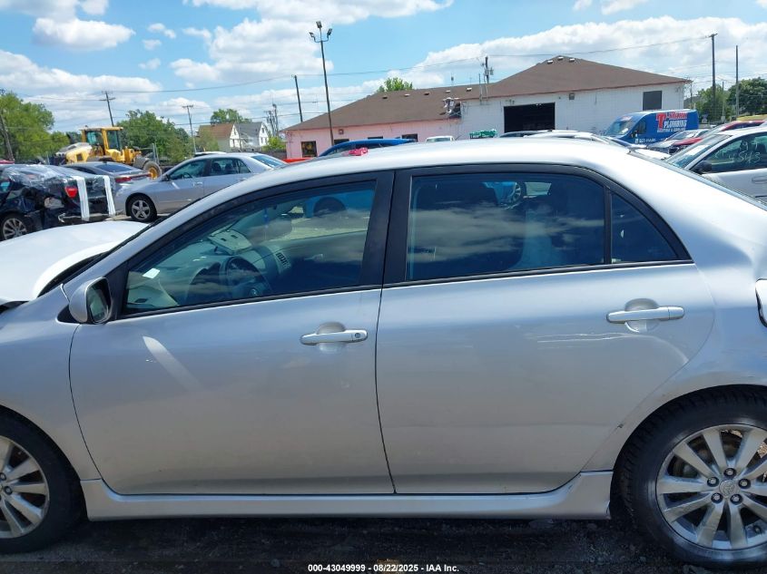 2009 Toyota Corolla S VIN: 2T1BU40E19C070593 Lot: 43049999
